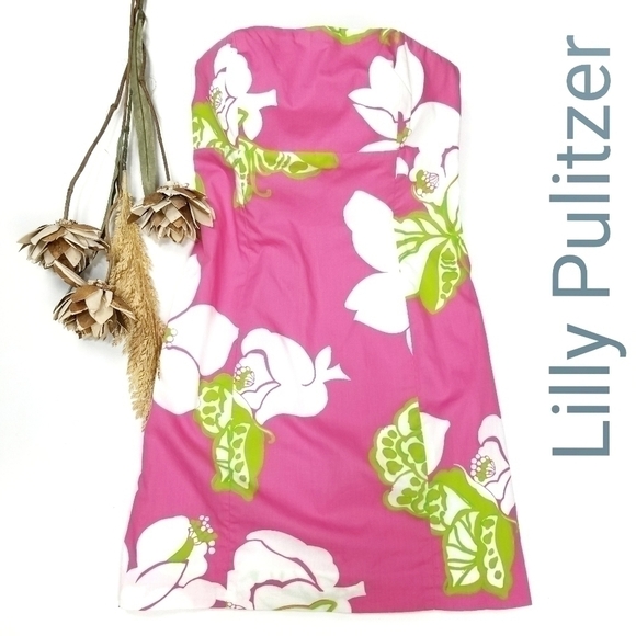 Lilly Pulitzer Franco Hotty Pink She's A Piston Size 2 Barbiecore Dress - Picture 1 of 8